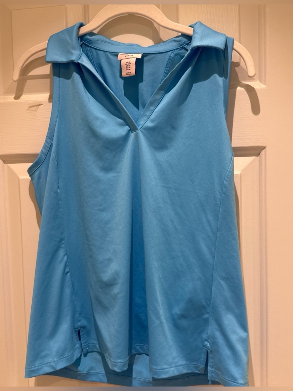Tommy Bahama Women’s Blue Collared Sleeveless Active Size Medium